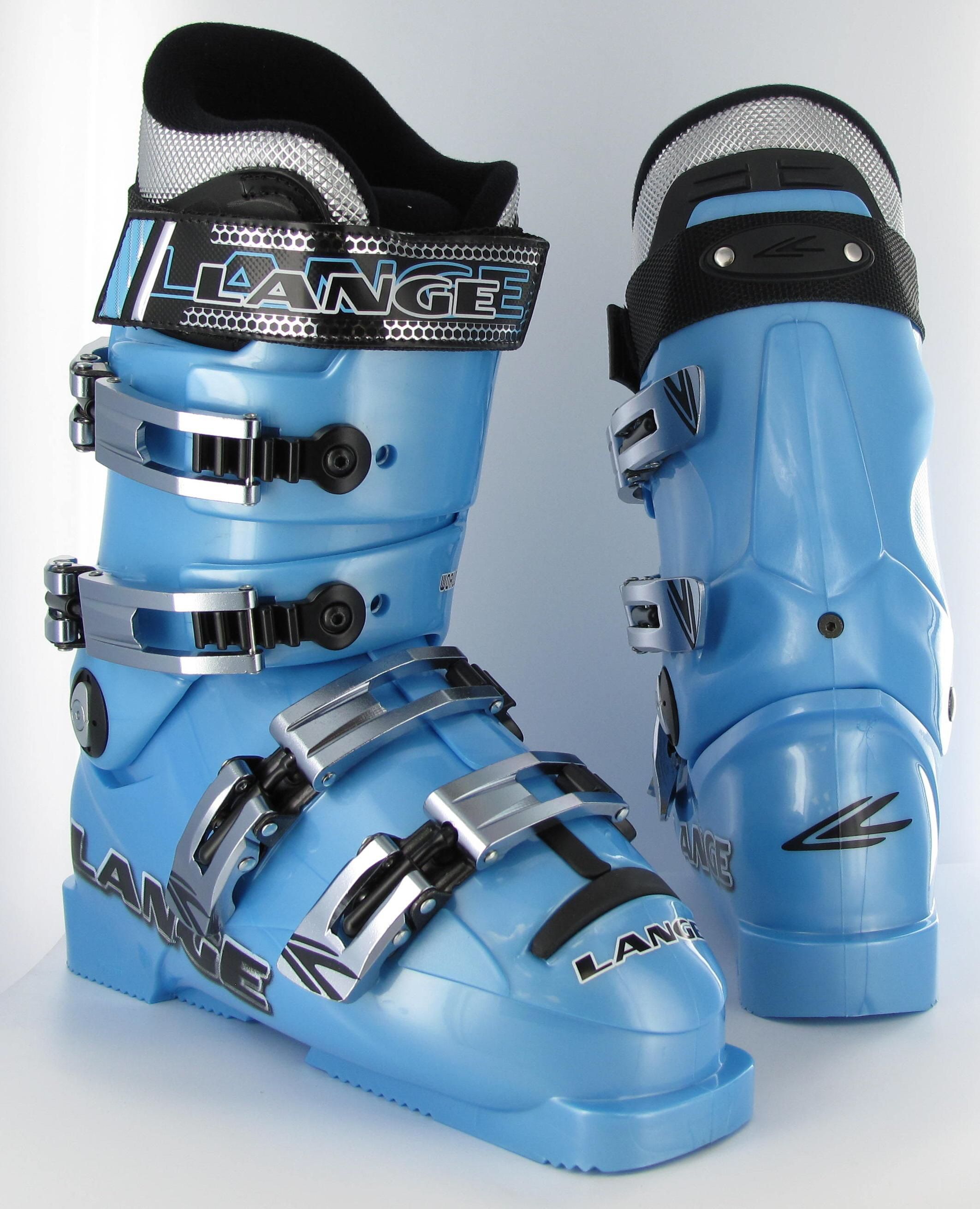Lange World Cup 80 Team Crazy Blue 06 07 Ski Boots 6 0