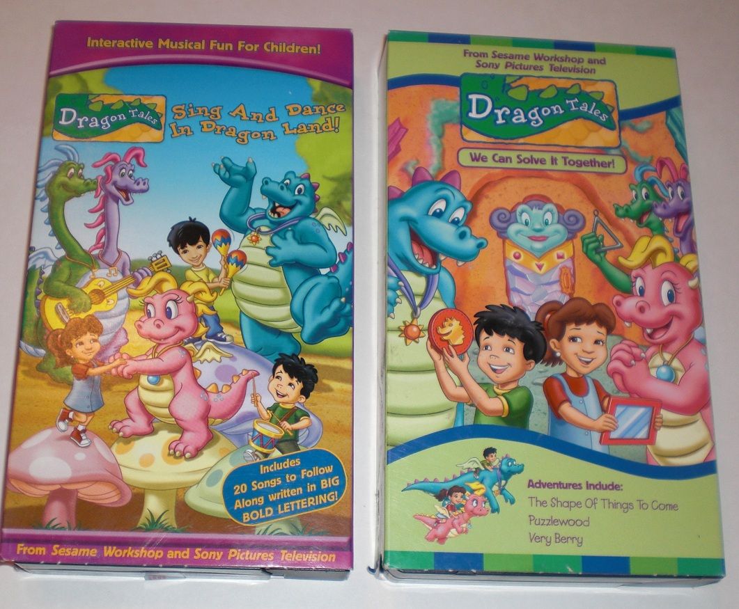 Dragon Tales VHS Sing Dance in Dragon Land We Can Solve It Together
