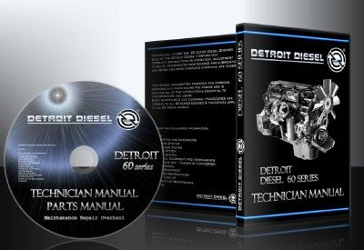 Detroit Diesel 60 Technicians Service and Parts Manuals