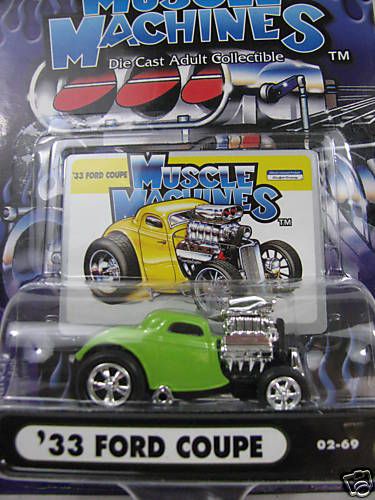 Muscle Machines  33 Ford Coupe 1 64 Diecast Car