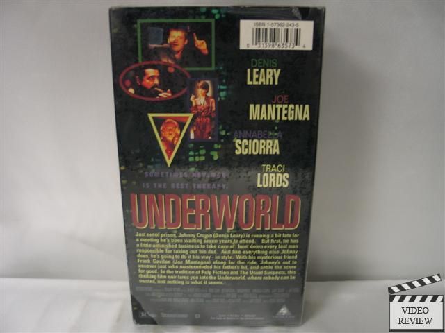 Underworld VHS Denis Leary Joe Mantegna Traci Lords 031398635734