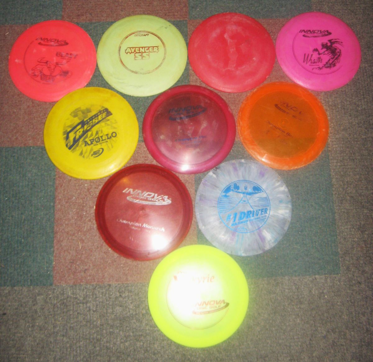 Innova Disc Golf Mixed Lot 10 discs