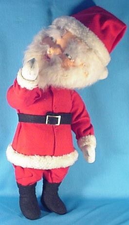 Rare Early Vintage Uncommon Christmas Santa Claus Store Display Doll
