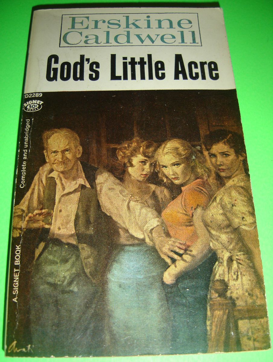 Gods Little Acre by Erskine Caldwell Signet D2289 PB Book