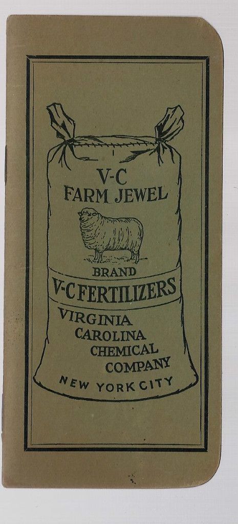  Chemical Company V C Farm Jewel Fertilizer 1924 25 Calendar