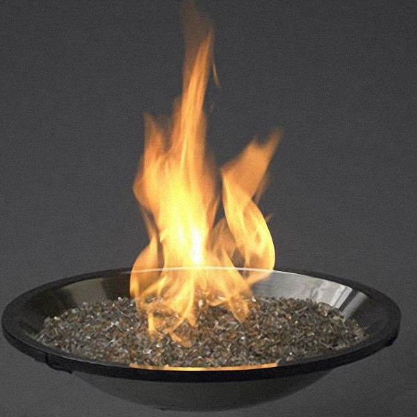  Stainless Steel Crystal Fire Pit Propane