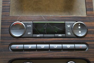 04 08 Ford F150 King Ranch Lariat Radio Climate Control Woodgrain Dash