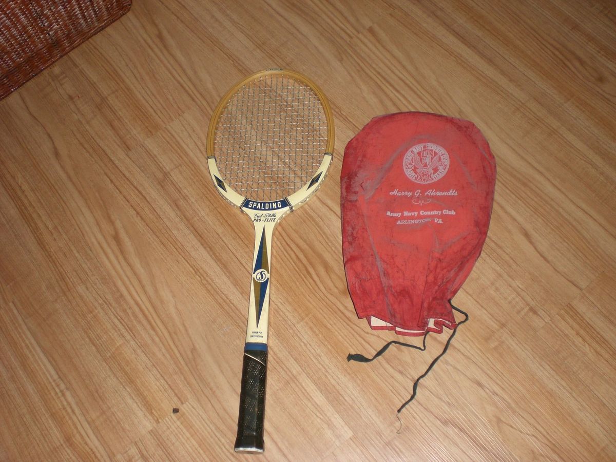 Vintage Fred Stolle Spalding Pro Flite Wood Tennis Racket Racquet
