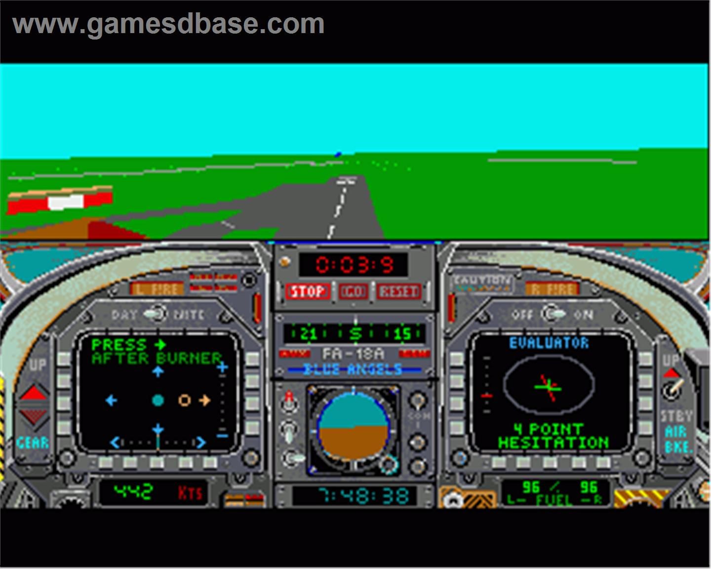 Commodore Amiga Game Blue Angels Formation Flight Simulation RARE