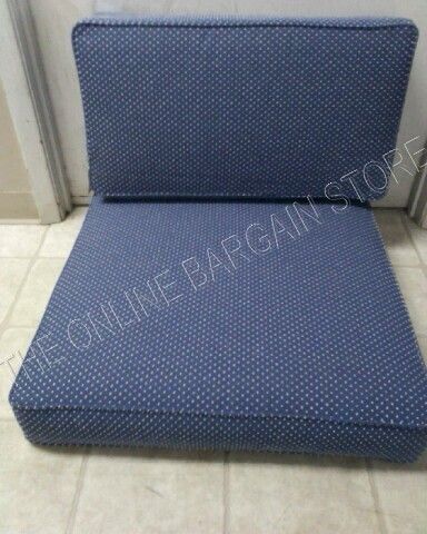Frontgate Metropolitan Outdoor Sofa Chair Cushions Sunbrella Blue Dot