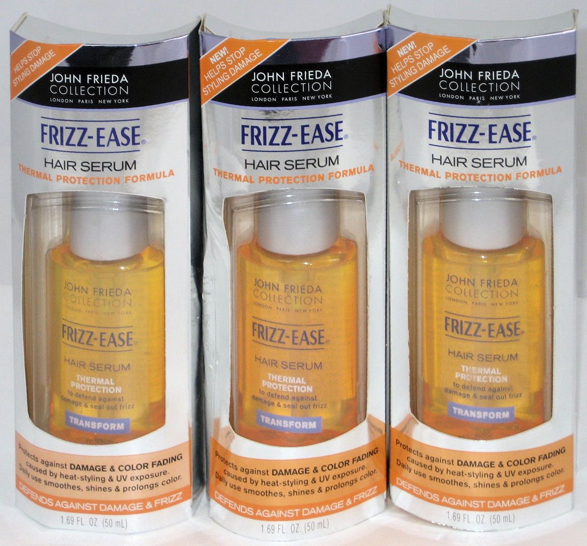 John Frieda Frizz Ease Hair Serum Thermal 1 69 Oz