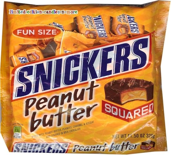  of Snickers Peanut Butter Squares Milk Chocolate Fun Size Candy