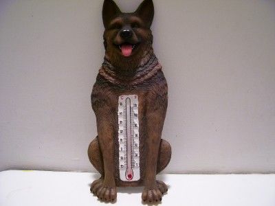 New Indoor Outdoor Thermometer with German Shepherd Dog