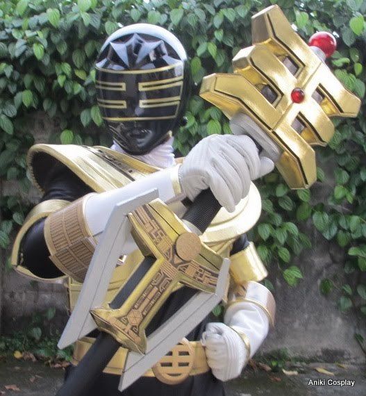 Power Zeo Gold Ranger 1 1 Cosplay Costume Set