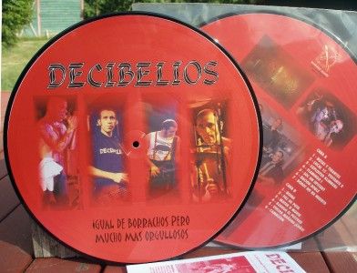 Decibelios Picture Disc LP 1985 Spain Skinhead Ska New