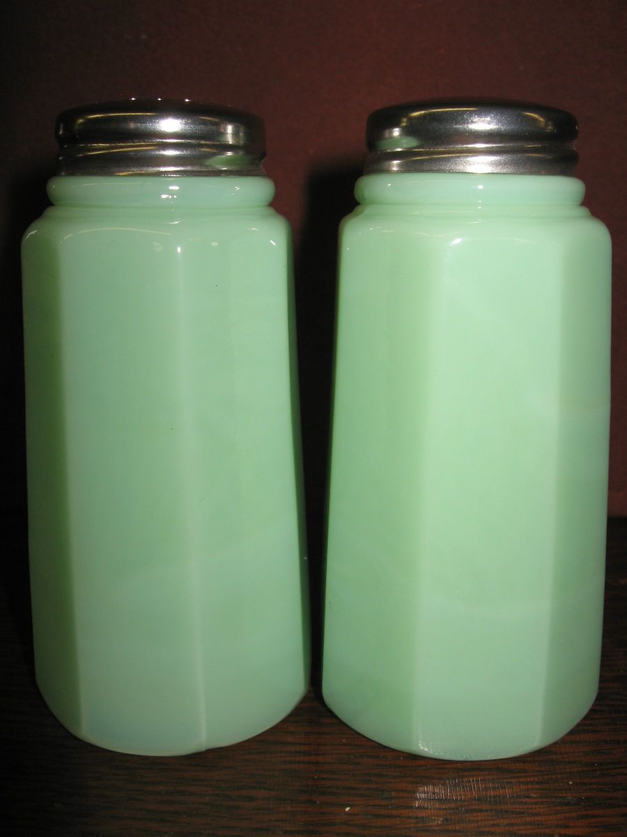 Jadeite Salt & Pepper Shakers - The General Store Tallulah Falls