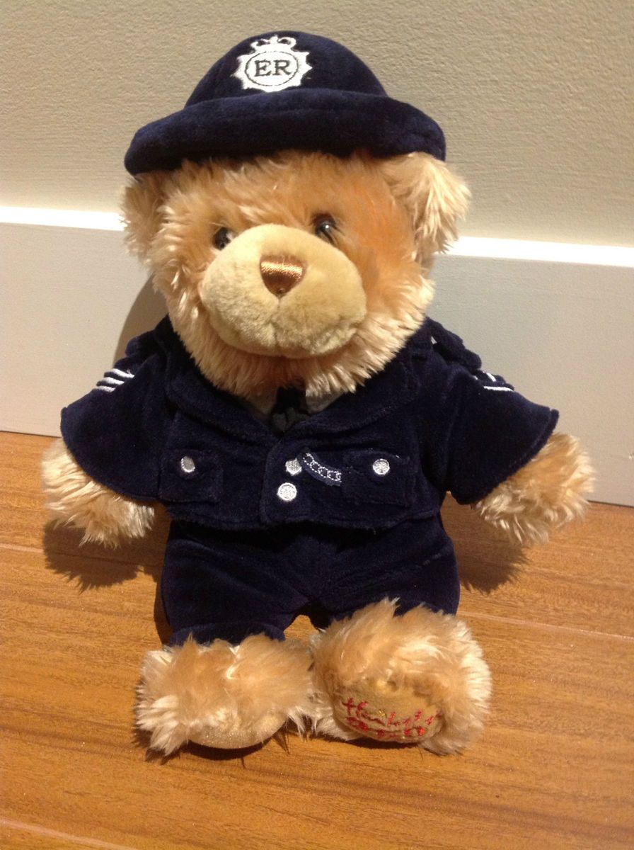 Harrods London Police Stuffed Bear 250th Anniversary Stuffed Teddy