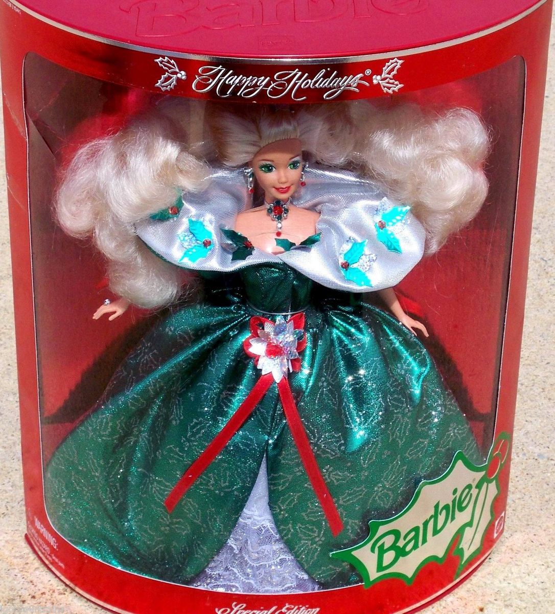 1995 Holiday Barbie Doll 12 Original Box Mattel