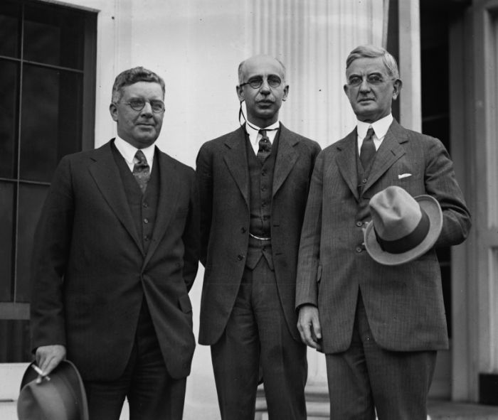1924 Photo Harry Young Henry C Dawes and James B McDougal at w H 11 12
