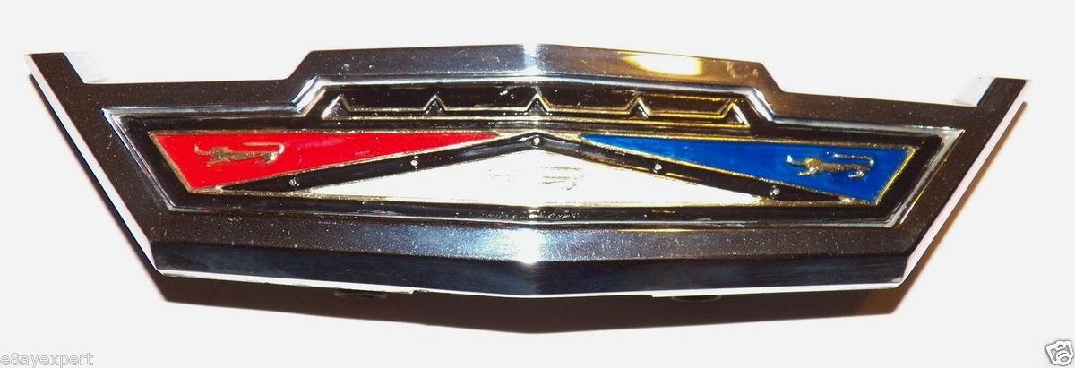 63 1963 Ford Galaxie Hood Release Handle Grille Ornament Pull Latch