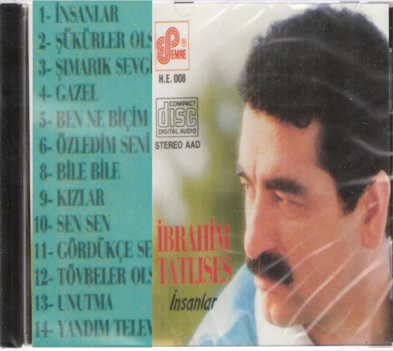 Ibrahim Tatlises 2006 Insanlar Gazel Sen Turkish CD