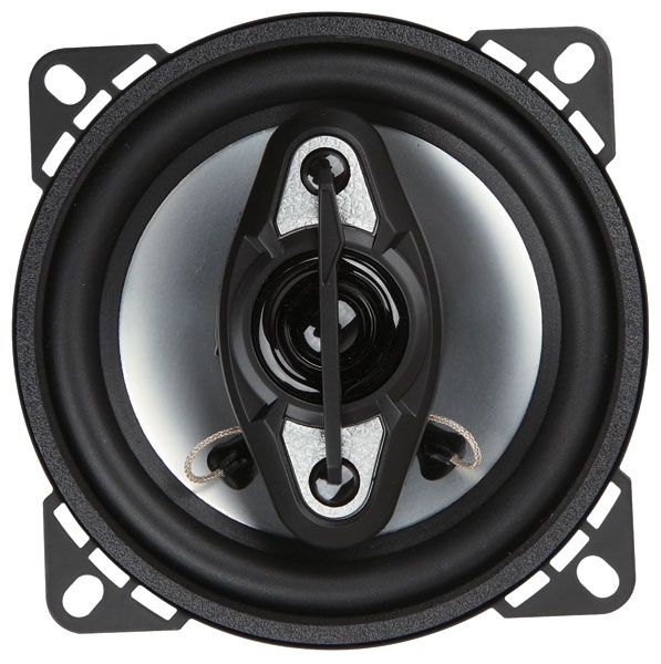  New Onyx Series 4 inches 4 Way Speaker Silver Cone Dual 4 Ohm