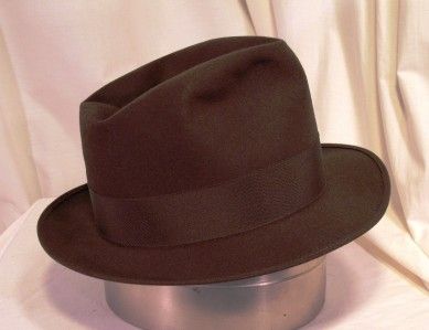  Alessandria Made in Italy Tall Crown James Cagney Fedora L K