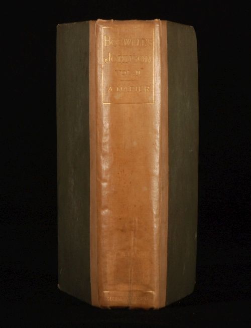 1884 4 Vols Life of Samuel Johnson by Boswell Napier