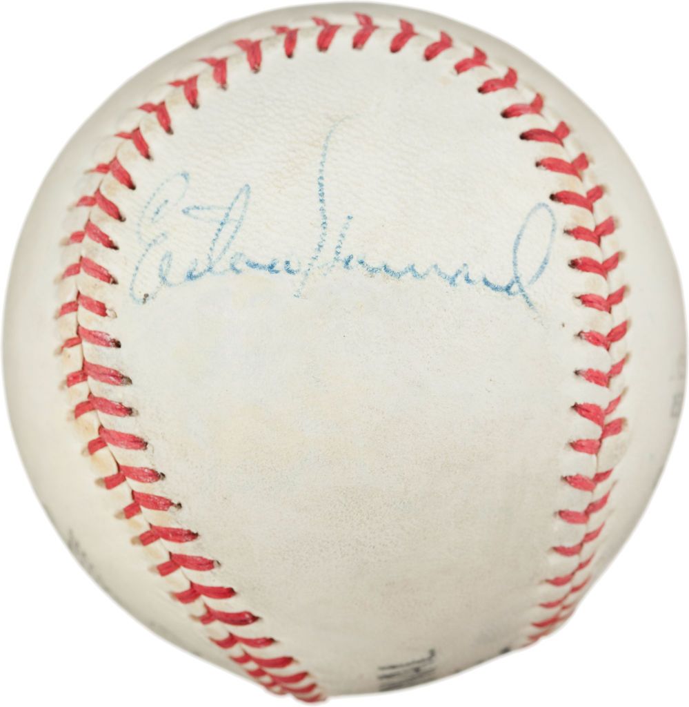 1950s Elston Howard Yankees Signed Autographed Baseball JSA Certified