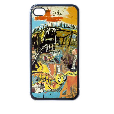 Jean Michel Basquiat Ar2 Plastic Case For Iphone 4 4s Black New Gift