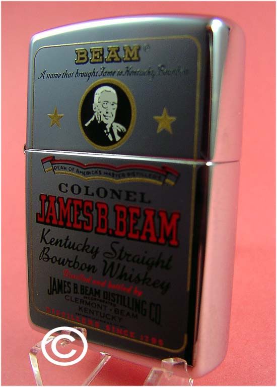 Zippo Jim Beam Colonel Beam 1998 S23
