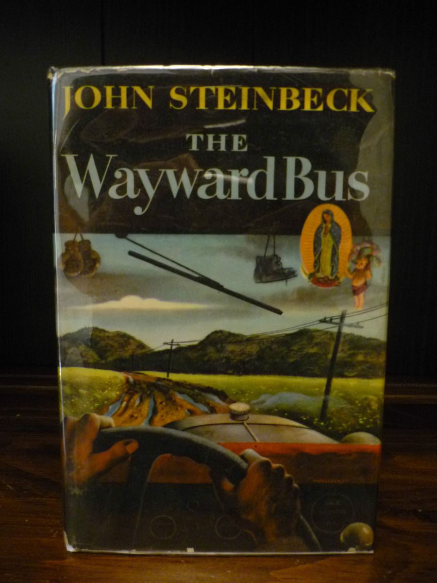 John Steinbeck The Wayward Bus 1947 First Edition First Printing DJ  
