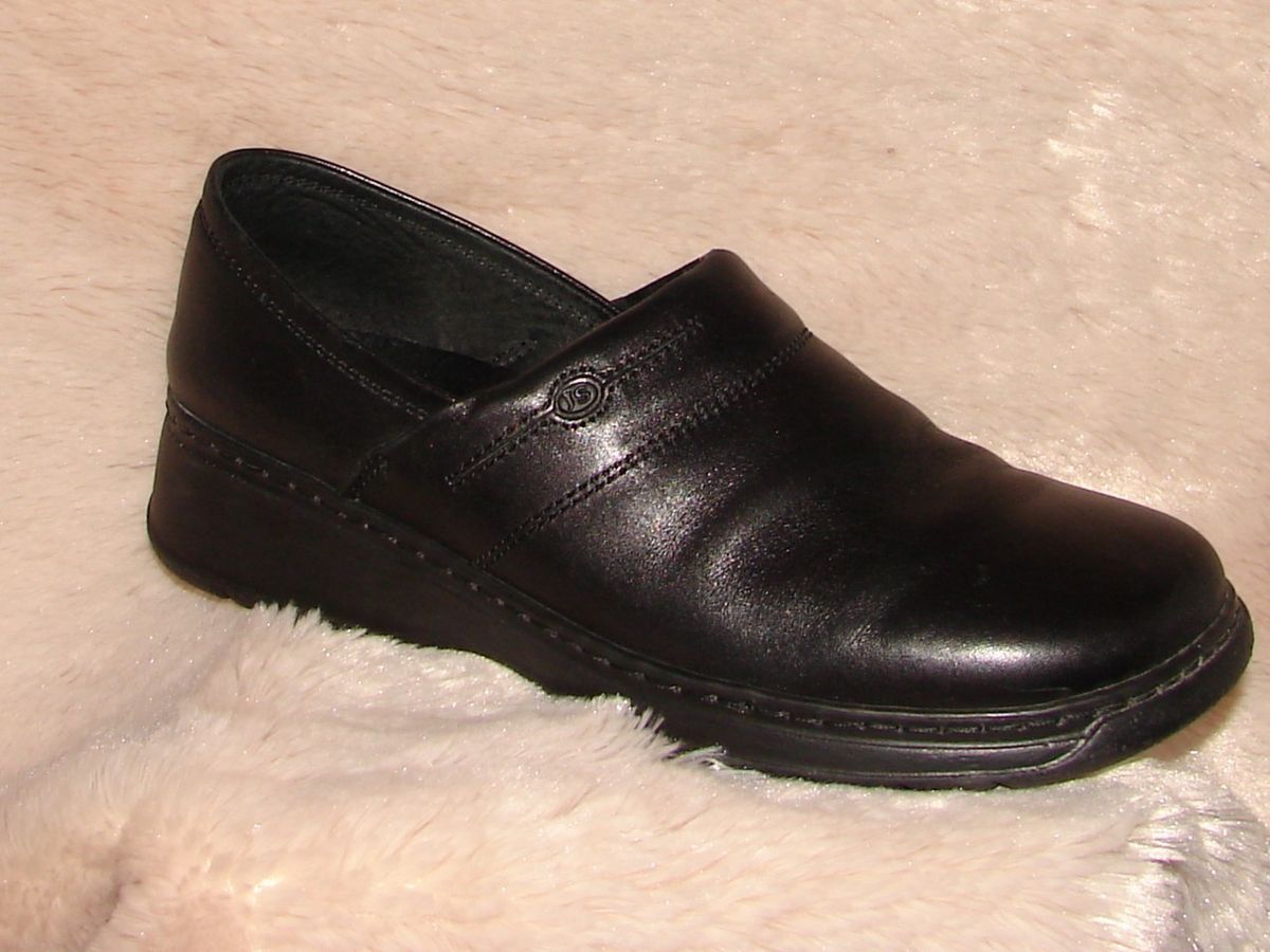 Josef Seibel Black Leather European Comfort Shoe Size Women's 41 10  