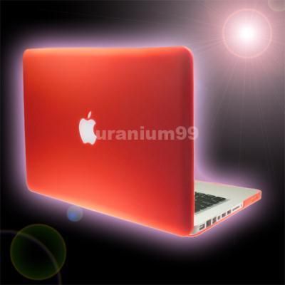 13 3 Mac MacBook Pro Matte Hard Case Plastic Shell Laptop Notebook RED