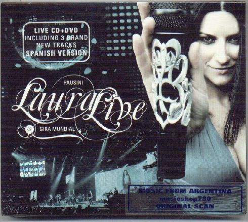 CD DVD Laura Pausini Live World Tour Spanish Version