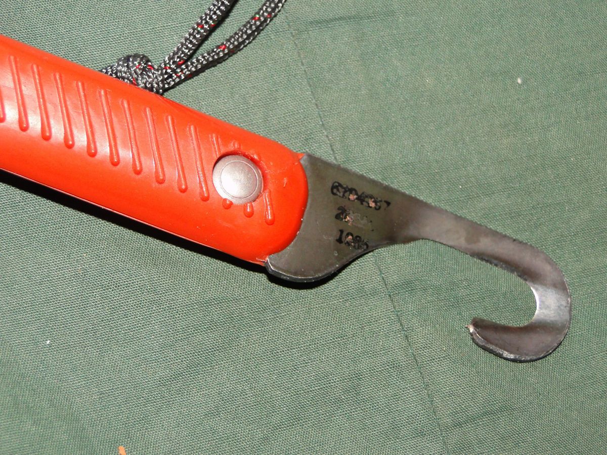80s Paratrooper Airborne Chute Shroud Line Cutter Knife EXC