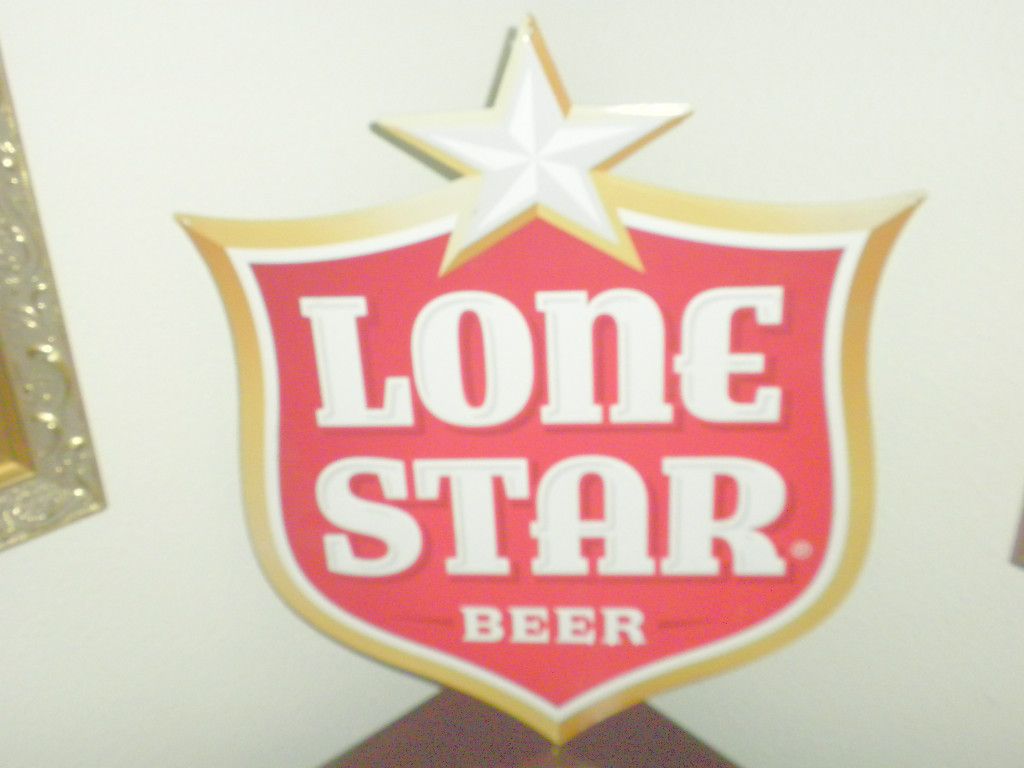 Lone Star Beer Tin Wall Sign
