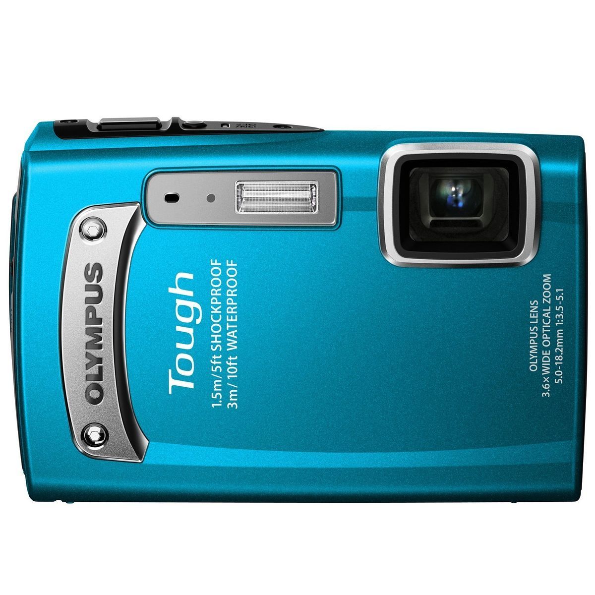 New Olympus Tough TG 320 14MP Waterproof Digital Camera Blue