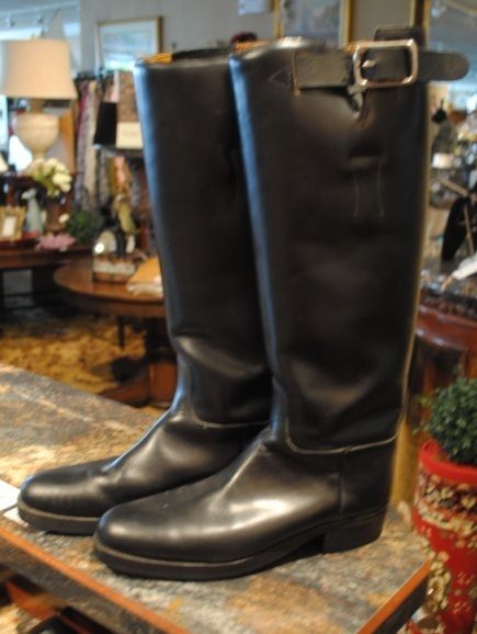 Mens Leather English Riding Boots