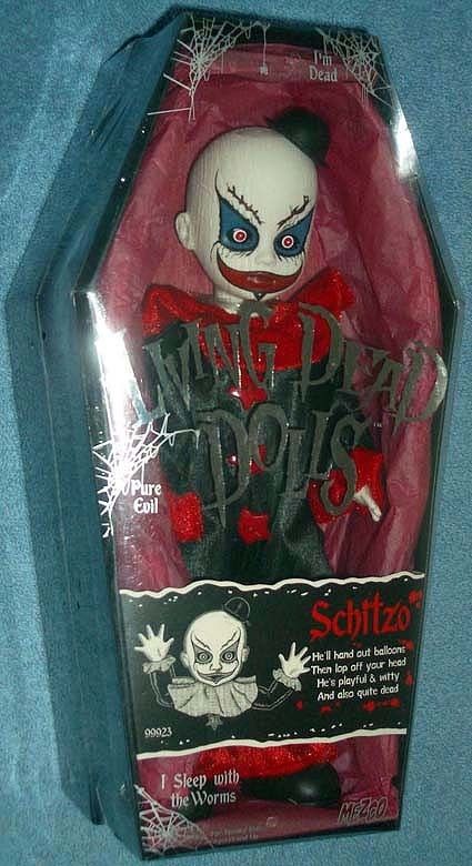 Living Dead Dolls Series 3 Schitzo Gothic Clown Doll