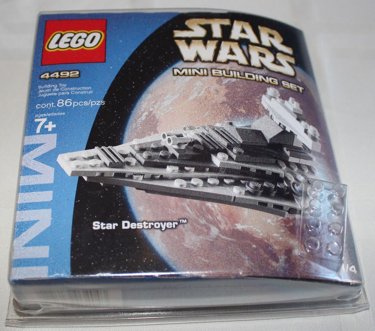 Lego 4492 Star Wars Mini Building Set Star Destroyer Complete 2004