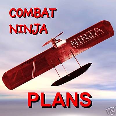CONTROL LINE COMBAT AIRPLANE NINJA ARTICLE PLANS