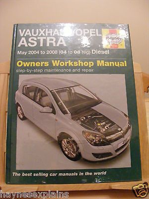 NEW Haynes Vauxhall Opel Astra Sport Hatch Estate Turbo Diesel 2004
