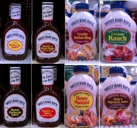 SWEET BABY RAYS BARBECUE BBQ AND DIPPING SAUCE ~ CHOOSE FLAVOR SWEET