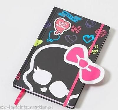MH3 Monster High Blank Book Journal Diary with Sticker Sheet Set