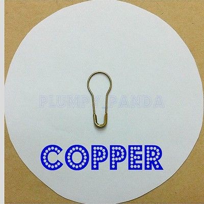 color BULB GOURD shape SMALL coilless COILESS calabash safety pins