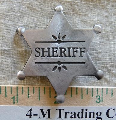 SHERIFF 6 Pt Star BADGE #17 (BADGES OF THE OLD WEST)