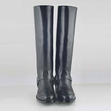 CP Harnes Men Motorcycle Police patrol Leather Fashion Tall Boots All