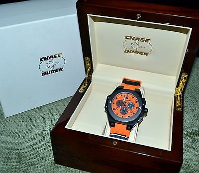 CHASE DURER Conquest Sport Swiss Quartz Chronograph   BRAND NEW w