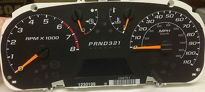 NEW 04 07 COLORADO CANYON SPEEDOMETER CLUSTER MANUAL TRANSMISSION